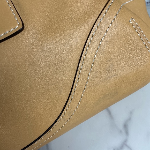 Coach‎ Vintage Hampton Soho shoulder Buckle Bag Camel Tan Leather Satchel Fall - Picture 12 of 15